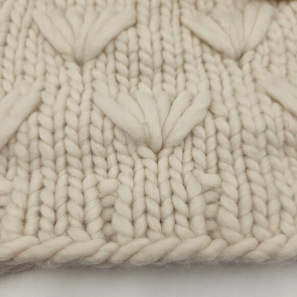 NWT Lele Sadoughi Motley Beanie White Lie in Ivory - One Size main image 6